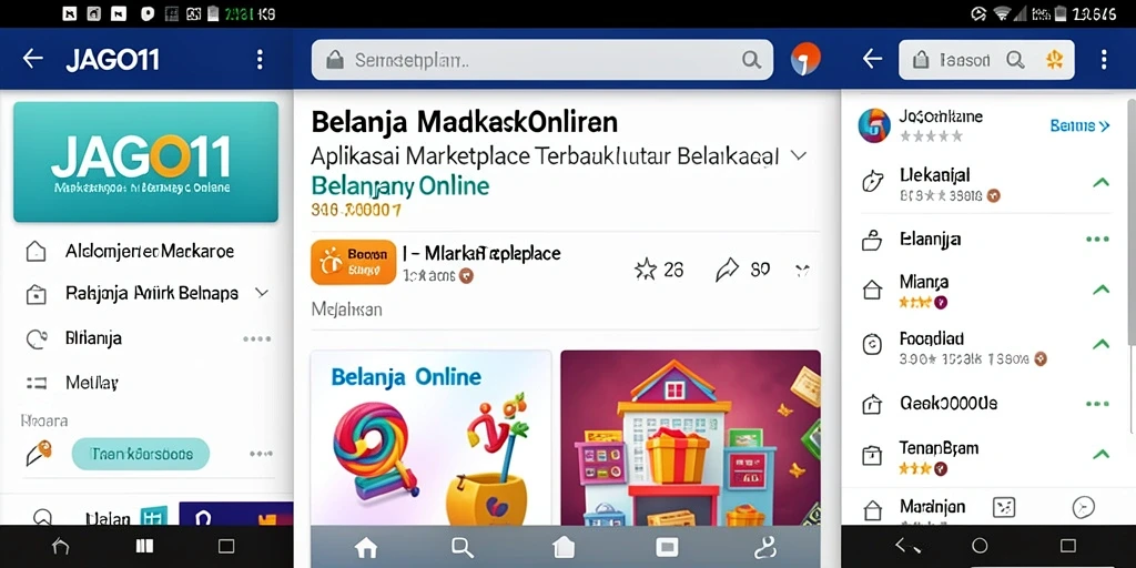 Antarmuka utama JAGO11 yang menampilkan berbagai pilihan produk.