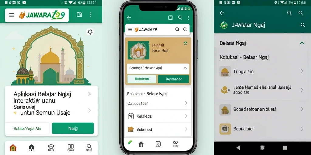 Antarmuka pengguna JAWARA79 yang intuitif dan mudah digunakan.
