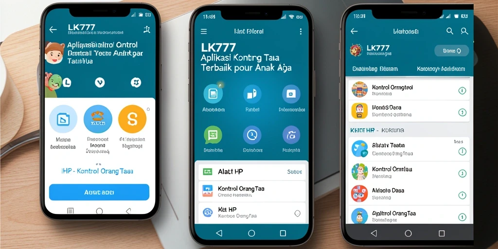Antarmuka LK777 yang intuitif untuk pengaturan kontrol orang tua.