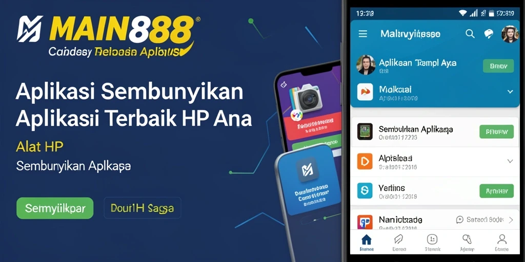 Tampilan antarmuka aplikasi MAIN88 yang sederhana dan efektif.