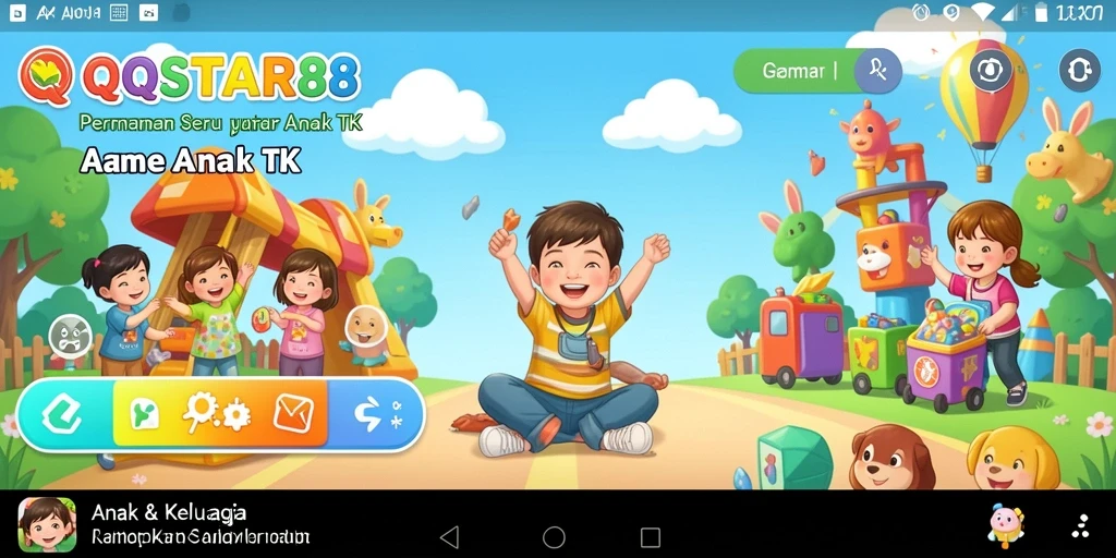 Tampilan antarmuka pengguna yang cerah dan menarik dari QQSTAR88.