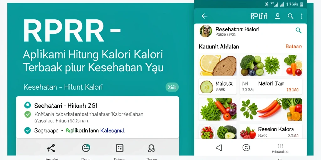 Antarmuka RPRR yang menarik dan fungsional untuk Hitung Kalori.